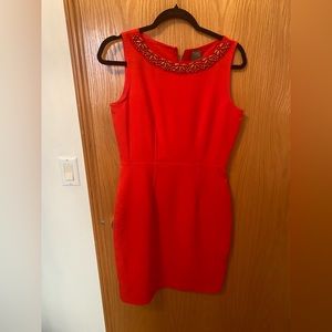 Nwot! Taylor size 6 orange dress